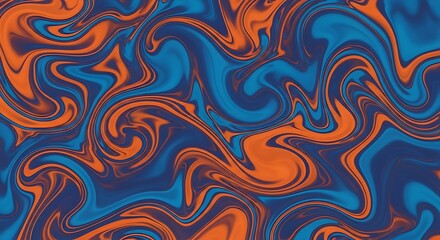 Abstract Colorful Swirling Pattern.