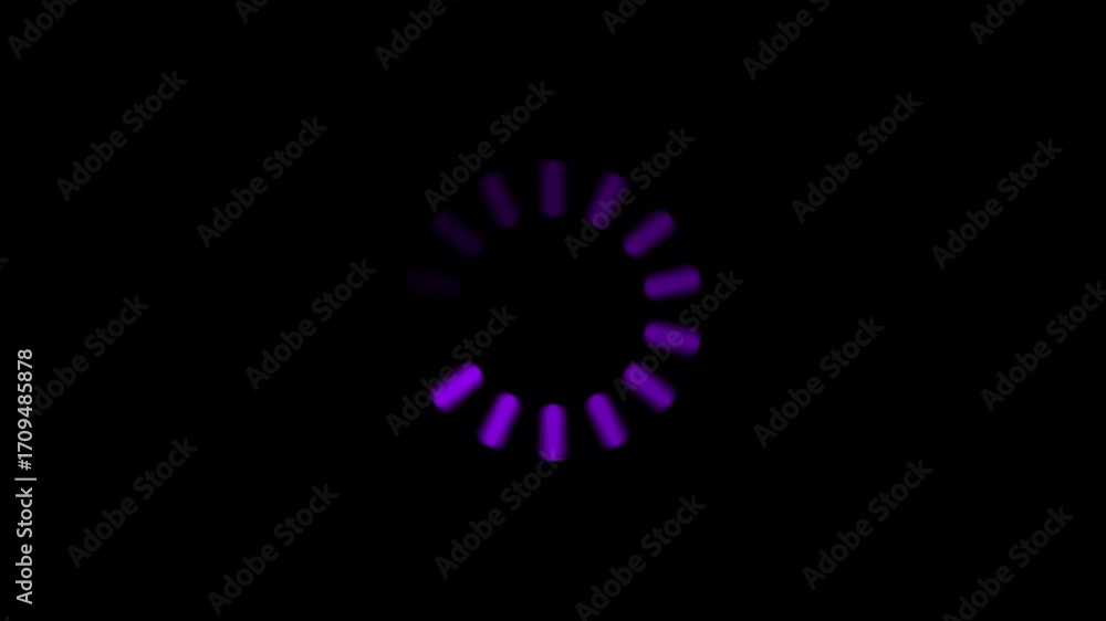 Aufkleber animated of circle loading icon .wheel loading concept icon. animated spinning waiting icon on the b