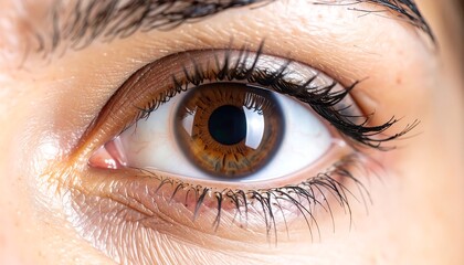 Close-up of a brown eye