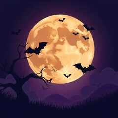 halloween night background