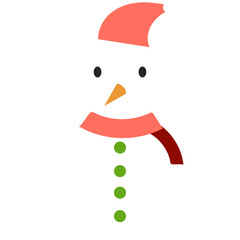 Christmas Snowman Character