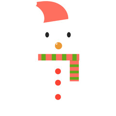 Christmas Snowman Character