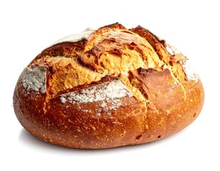 Fresh baked loaf of rustic bread