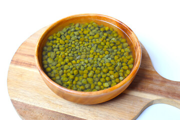 Capers in brine, small pickled flower buds