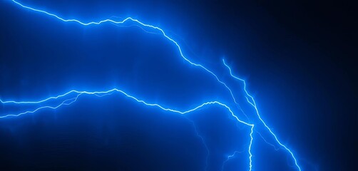 Electric blue streaks across dark sky, vibrant, sharp lines,  vibrant,  speed lines