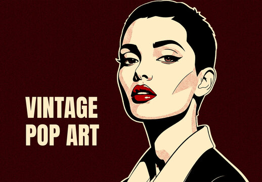 Vintage Pop Art Photo Effect