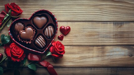 Romantic Valentines Day Chocolate Treats.