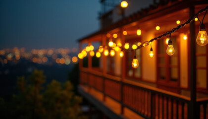 Evening Balcony Lights