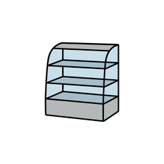 Glass Display Showcase Cabinet