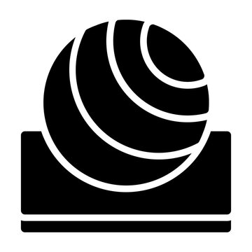 yoga ball Solid icon