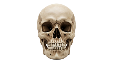 Human Skull Transparent Background