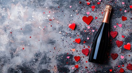Romantic Valentines Champagne Celebration.