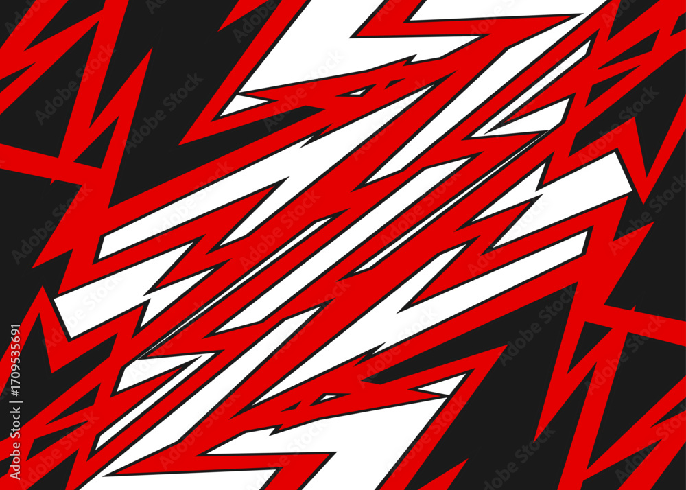 Aufkleber abstract background with some geometric sharp and spike line pattern