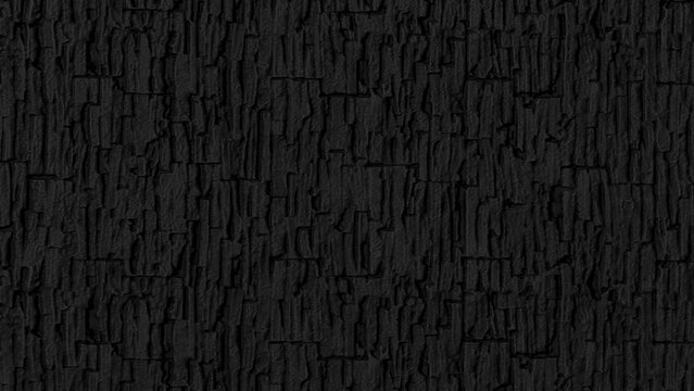 A dark, textured, abstract background with vertical lines and a rough, organic feel, evoking a sense of depth and mystery