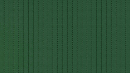 Seamless Dark Green Vertical Ribbed Texture Background - Industrial and Modern Design