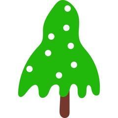 Hand drawn Winter Tree