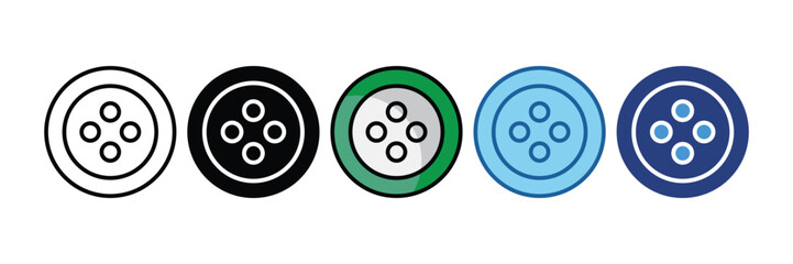 Button  Icon Element For Design