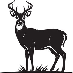 deer silhouette vector