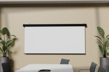 Conference Screen Blank