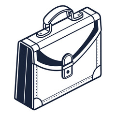 briefcase  vector icon