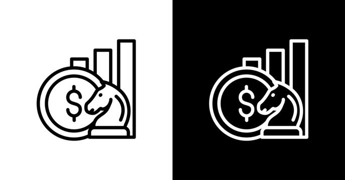 Strategy Icon Set Multiple Style Collection