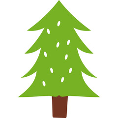 Hand drawn Winter Tree