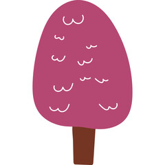 Hand drawn Winter Tree