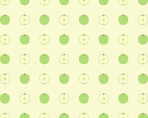 りんごシームレスパターン2