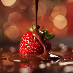 strawberry and chocolate