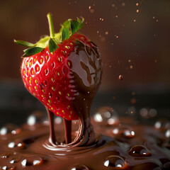 strawberry and chocolate