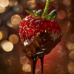 strawberries and chocolate