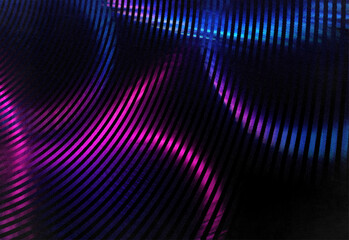 Abstract Purple and Blue Neon Lines Background Vibrant Glowing Stripes Digital Art