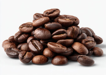Obraz premium A pile of roasted coffee beans