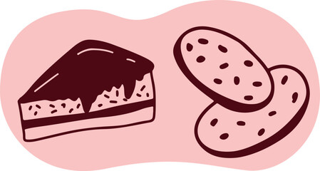 Icons Coffee Cappuccino Line art	
