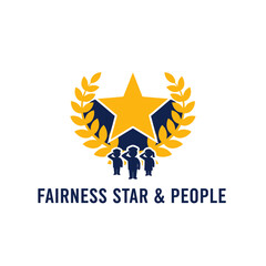 Obraz premium justice flag law government stars political court people