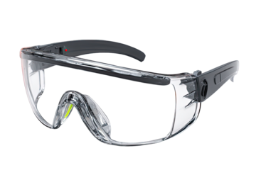 Safety glasses, clear lenses, industrial