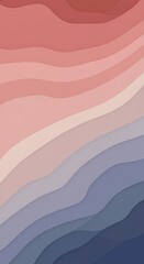 Obraz premium Abstract wavy gradient background with smooth color transitions from pink to blue, creating a layered and fluid visual effect.