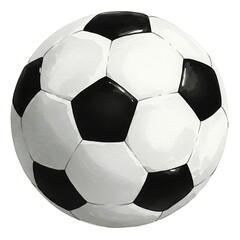 soccer ball isolated on white