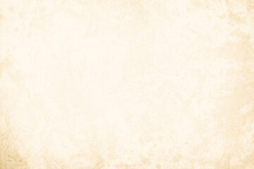 Colour old concrete wall texture background. Close up retro plain cream color cement wall background texture. Design paper vintage parchment element.