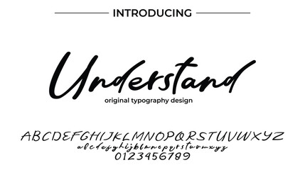 Understand - Elegant Script Font for Smooth Handwritten Design and Creative Typography