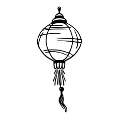 minimalist Asian lantern design
