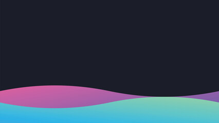 Abstract Colorful Waves Background Modern Gradient Design for Tech Website and Presentation
