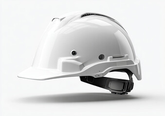 Fototapeta premium White safety helmet, angled view (2)