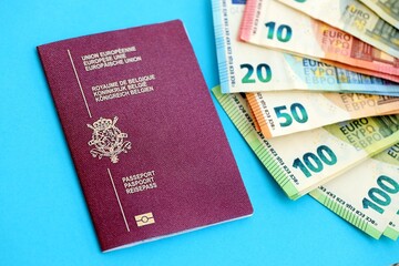 Belgium Passport Lies With Euro