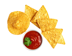 Tortilla chips and salsa