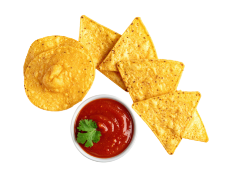 Tortilla chips and salsa