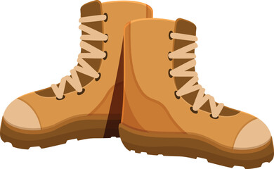 Sturdy hiking boots stand ready for any outdoor adventure, promising comfort and protection on the trail