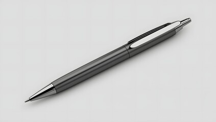 Sleek Metallic Pen Modern Design for Writing and Note-Taking