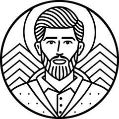 vector illustration of a warrior