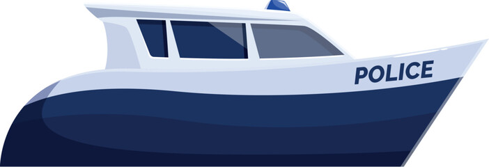 Police patrol boat safeguarding coastal waters, representing maritime security and law enforcement operations